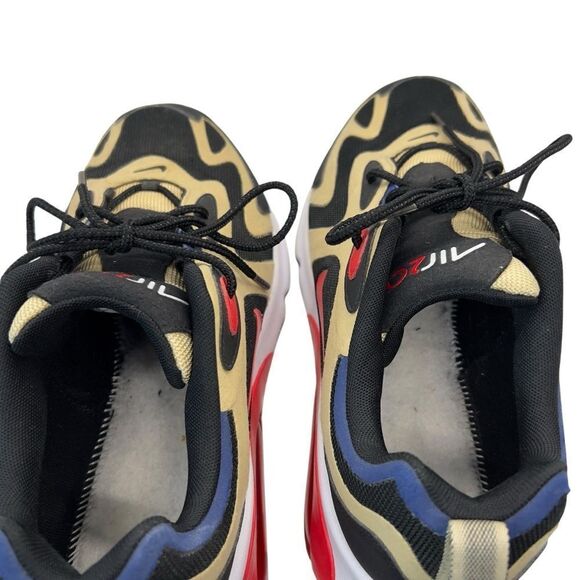 11.5 no insole MEN’S NIKE AIR MAX 200 TEAM GOLD UNIVERSITY RED BLACK - Picture 9 of 10